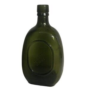 Vintage Argyle Old Nectar Whiskey Bottle 8.5" Tall Green Toronto Canada